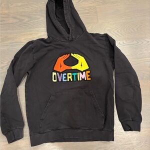 Overtime Kids Black Hoodie